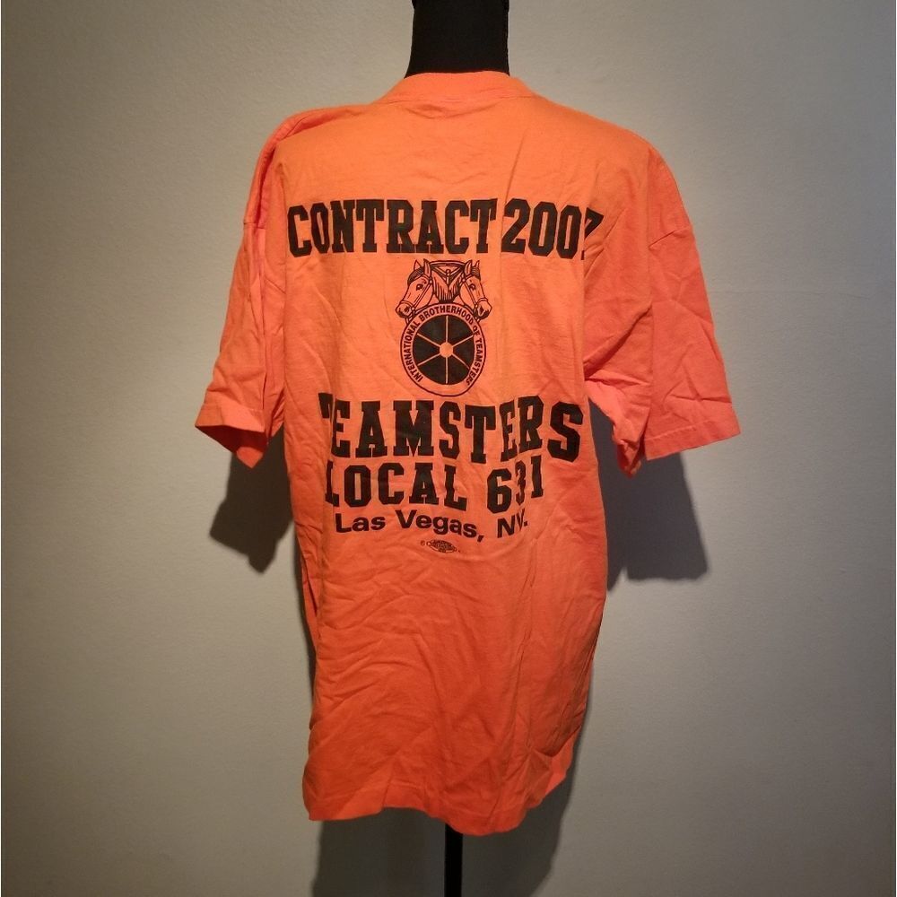 TEAMSTERS UNION LOCAL 631 LS VEGAS T SHIRT XL. B30